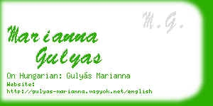 marianna gulyas business card