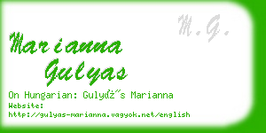 marianna gulyas business card